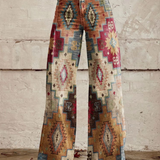 Léa | Retro Elegant Trousers – printed trousers for women by Moira Dublin