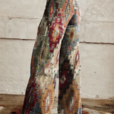 Léa | Retro Elegant Trousers – printed trousers for women by Moira Dublin