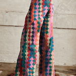 Amélie | Elegant Bohemian Trousers – printed trousers for women by Moira Dublin