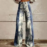 Pauline | Fluid Print Trousers – fluid print trousers for women by Moira Dublin