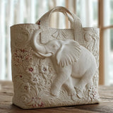 Elephant Quilted Tote Bag – quilted tote bag by Moira Dublin