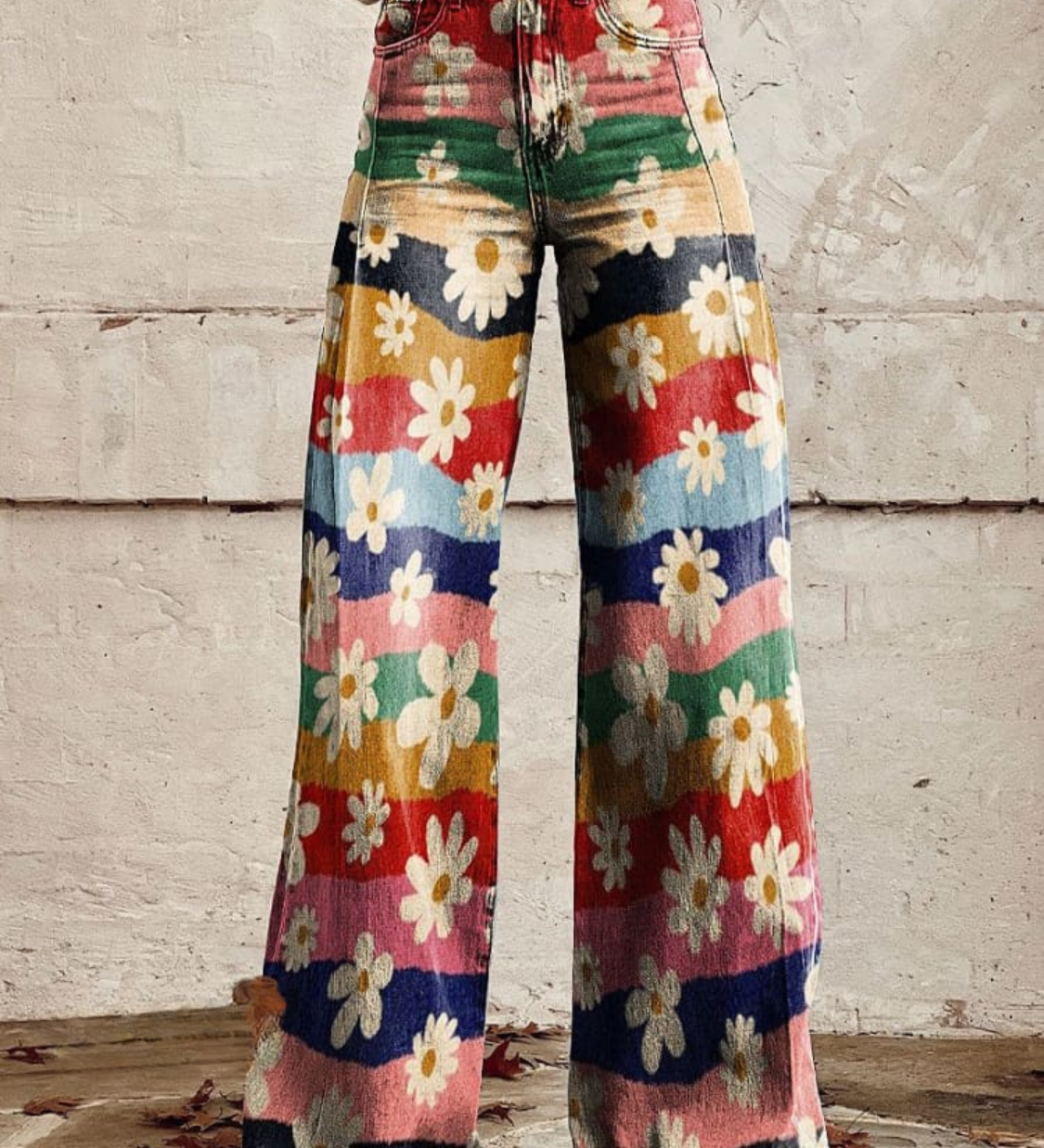 Léon | Elegant Floral Trousers – printed trousers for women by Moira Dublin