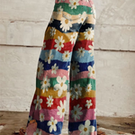 Léon | Elegant Floral Trousers – printed trousers for women by Moira Dublin