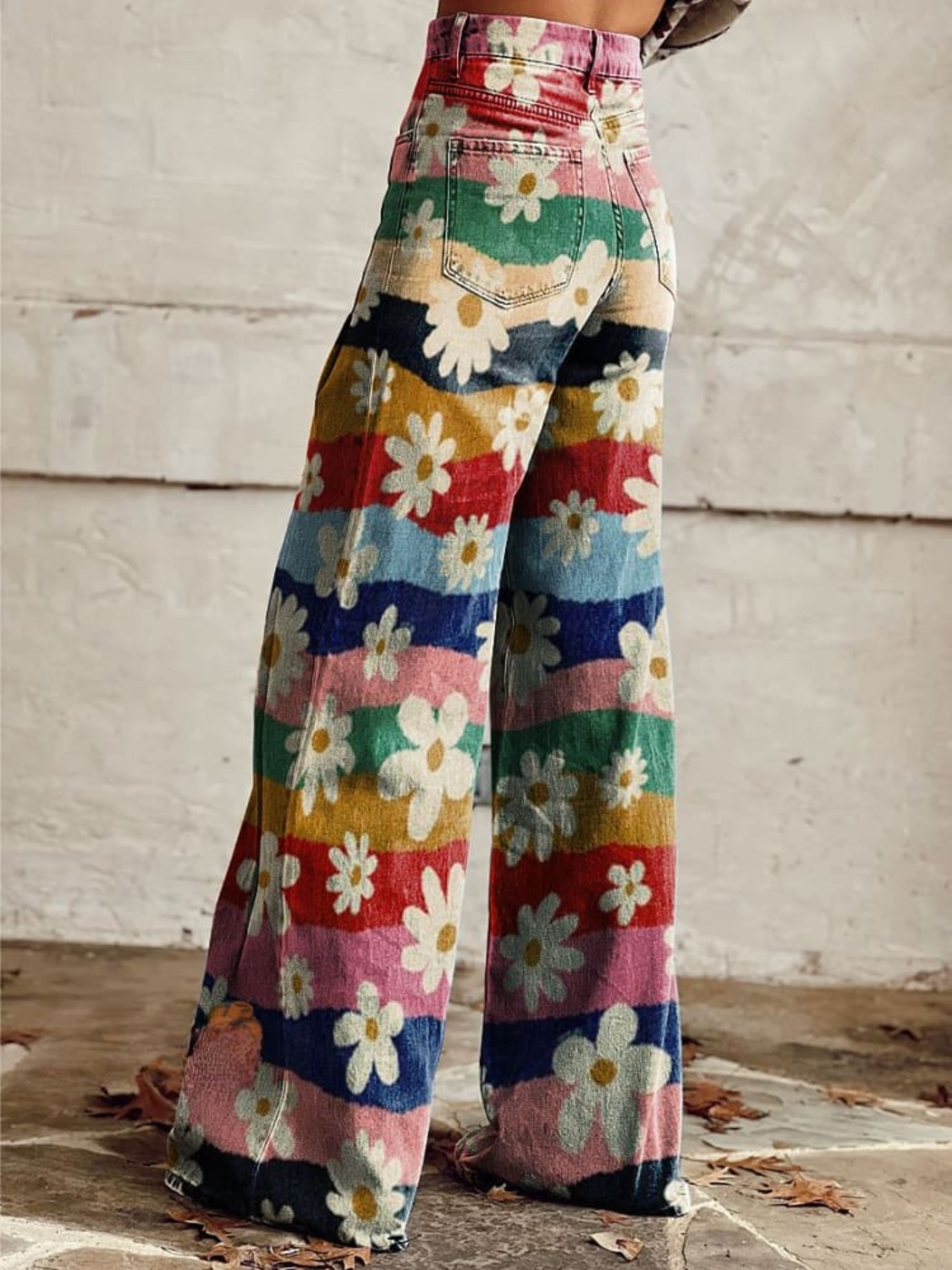 Léon | Elegant Floral Trousers – printed trousers for women by Moira Dublin