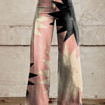 Élodie | Elegant Bohemian Trousers – printed trousers for women by Moira Dublin