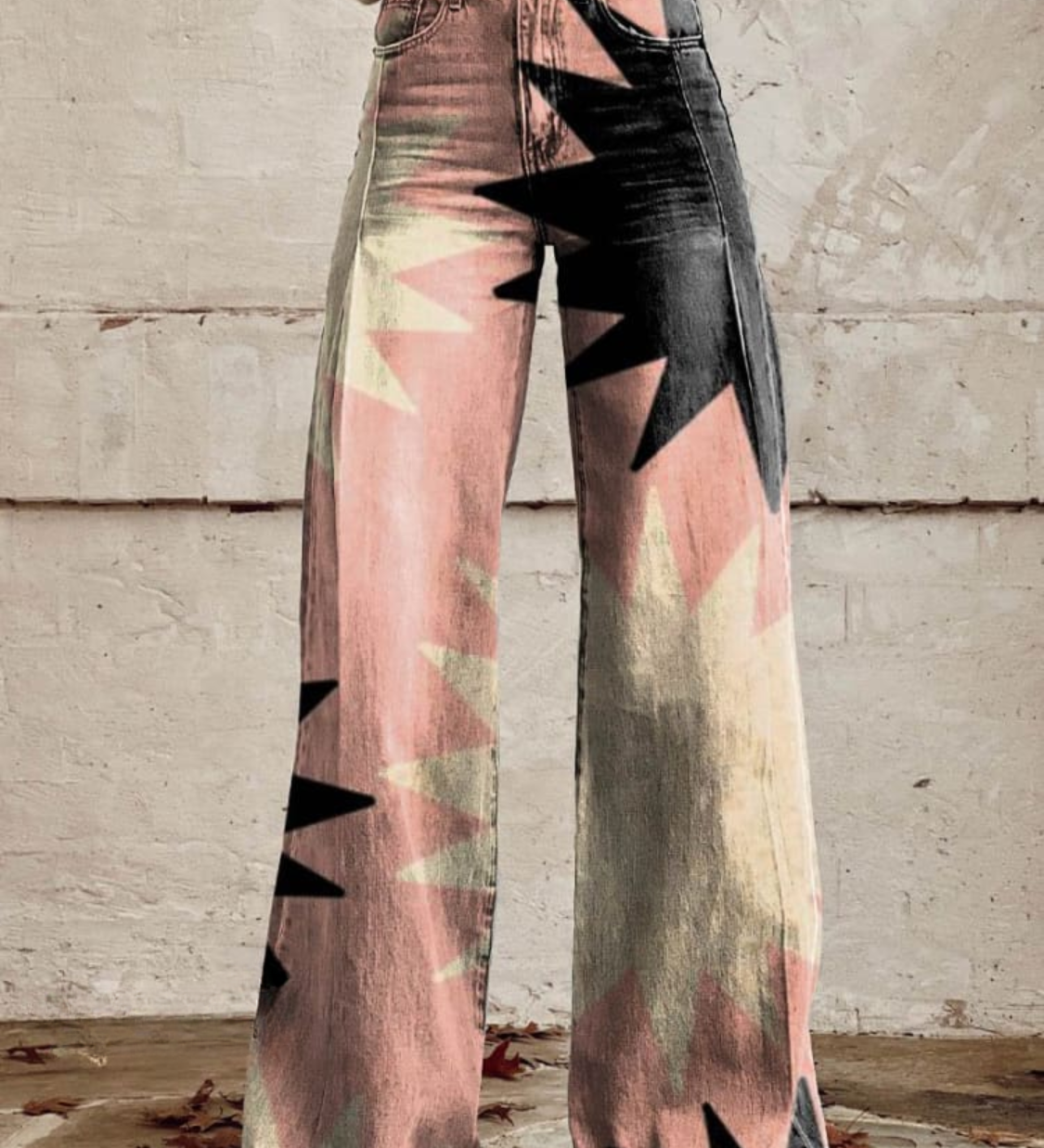 Élodie | Elegant Bohemian Trousers – printed trousers for women by Moira Dublin