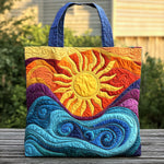 Color Drift Quilted Tote Bag – quilted tote bag by Moira Dublin