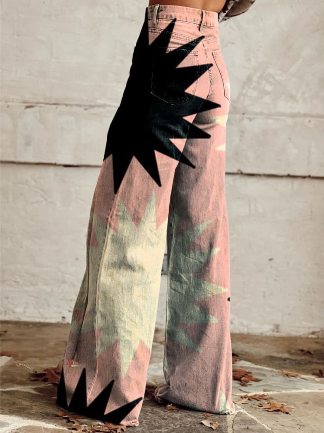 Élodie | Elegant Bohemian Trousers – printed trousers for women by Moira Dublin