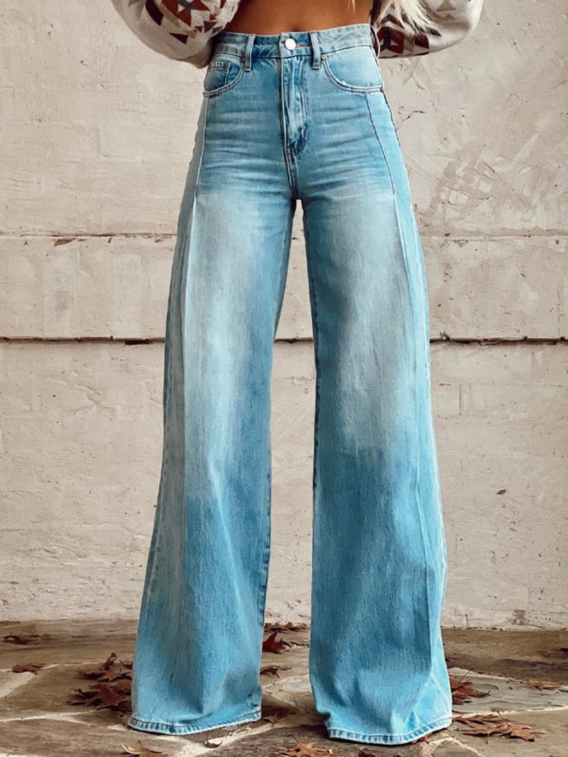 Lucia | Elegant Wide-Leg Trousers – printed trousers for women by Moira Dublin