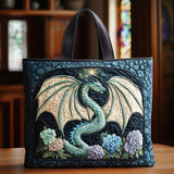 Dragon Guardian Quilted Tote Bag – quilted tote bag by Moira Dublin