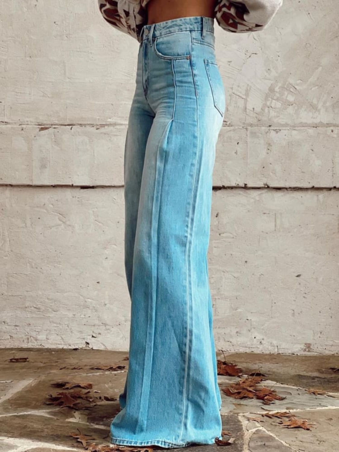 Lucia | Elegant Wide-Leg Trousers – printed trousers for women by Moira Dublin