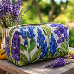 Bloom of Light Quilted Makeup Bag – quilted makeup bag by Moira Dublin