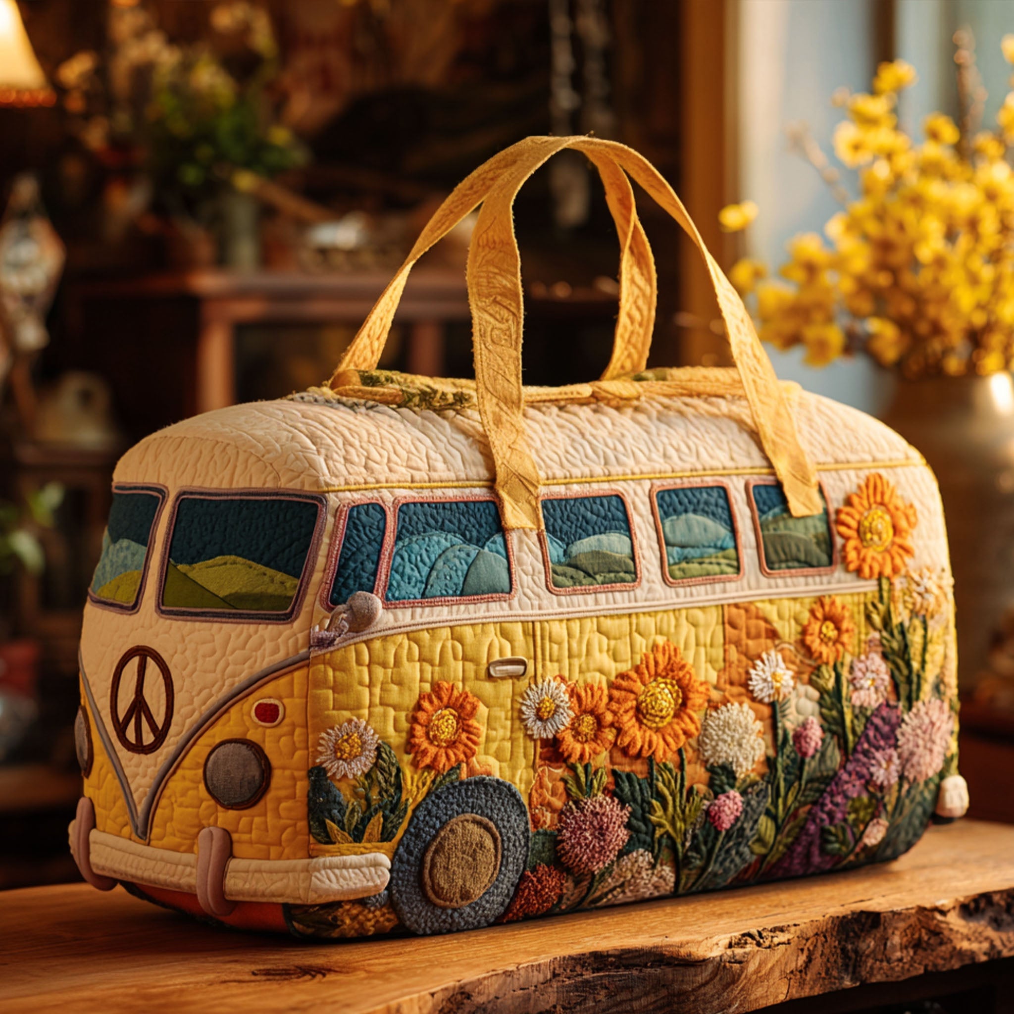 Classic Trails Quilted Duffle Bag – quilted duffle bag by Moira Dublin