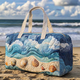 Coastal Breeze Quilted Duffle Bag – quilted duffle bag by Moira Dublin