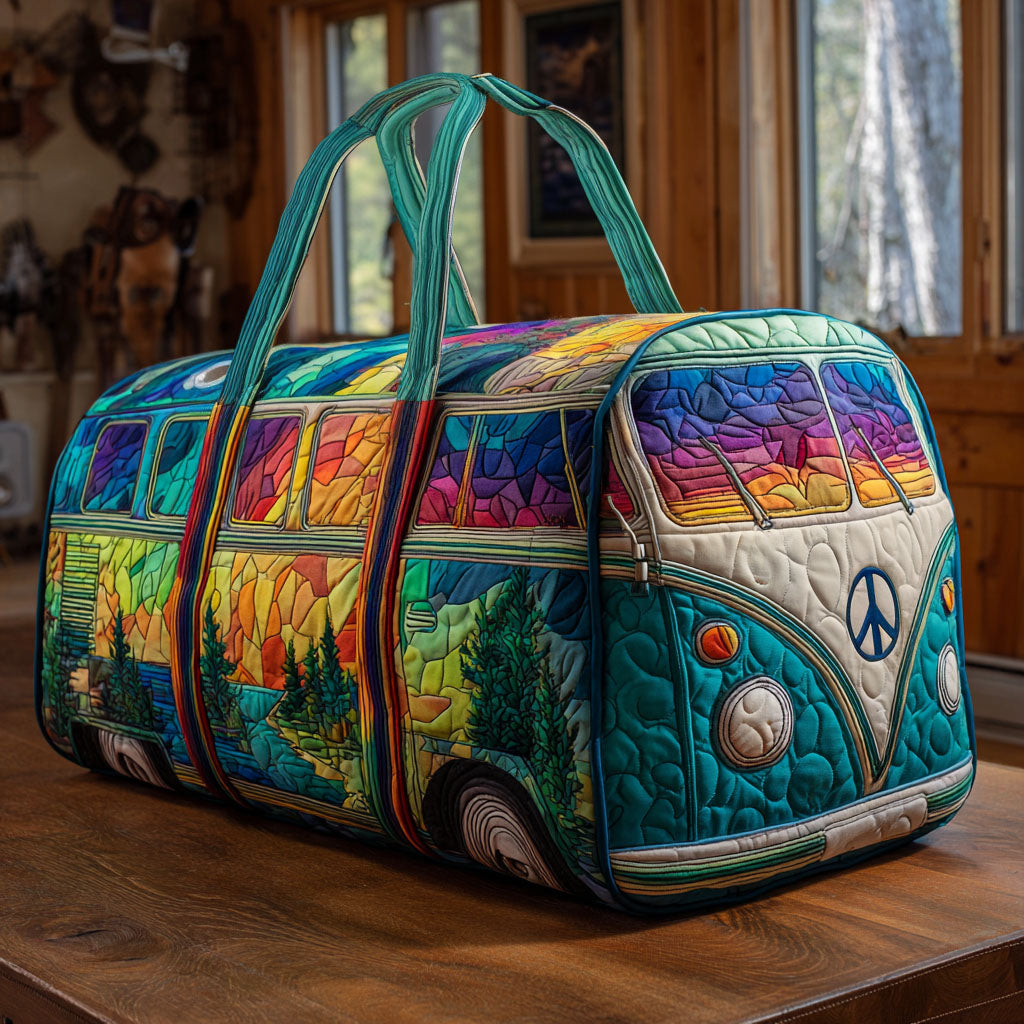 Heritage Journey Quilted Duffle Bag – quilted duffle bag by Moira Dublin