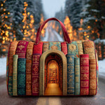 Hidden Library Quilted Duffle Bag – quilted duffle bag by Moira Dublin