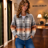 Marlene | Warm Ombre Check Cardigan