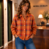 Megan | Checked Cardigan with Buttons