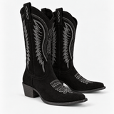 Harper | Suede Handcrafted Western Boots