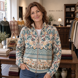 Ailbhe | Vintage Botanical Zip Cardigan