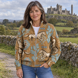 Slaine | Desert Horse and Cactus Zip Cardigan