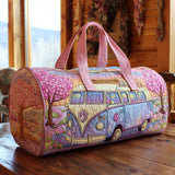 Journey Vibes Quilted Duffle Bag – quilted duffle bag by Moira Dublin
