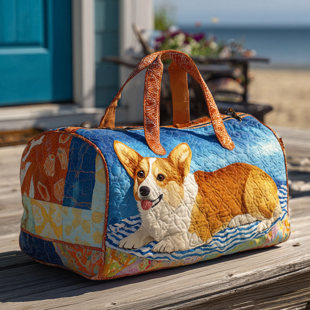 Loyal Little Legs Quilted Duffle Bag – quilted duffle bag by Moira Dublin