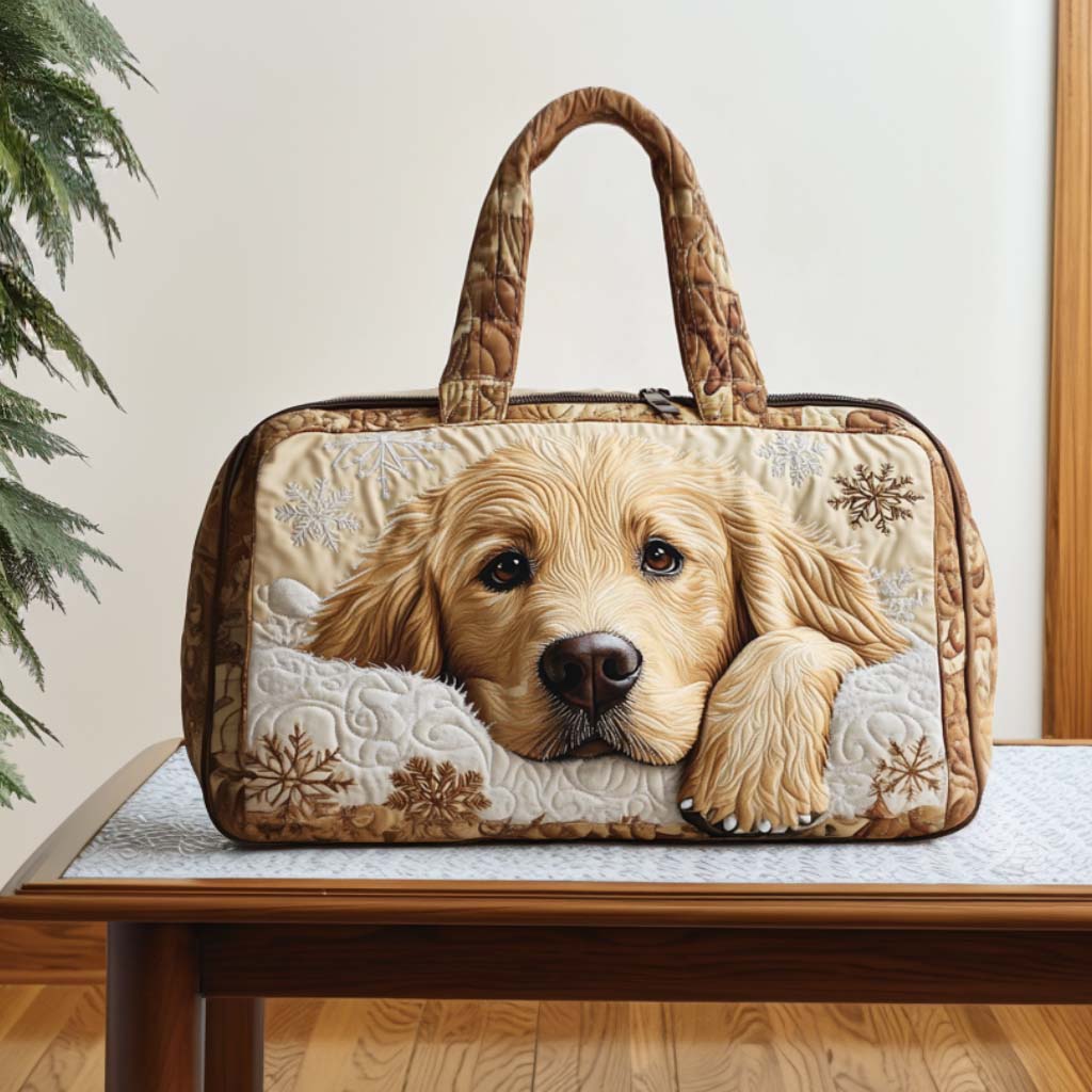 Warm Smile Quilted Duffle Bag – quilted duffle bag by Moira Dublin