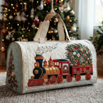 Winter Journey Quilted Duffle Bag – quilted duffle bag by Moira Dublin