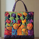 African Women Essence Quilted Tote Bag – quilted tote bag by Moira Dublin